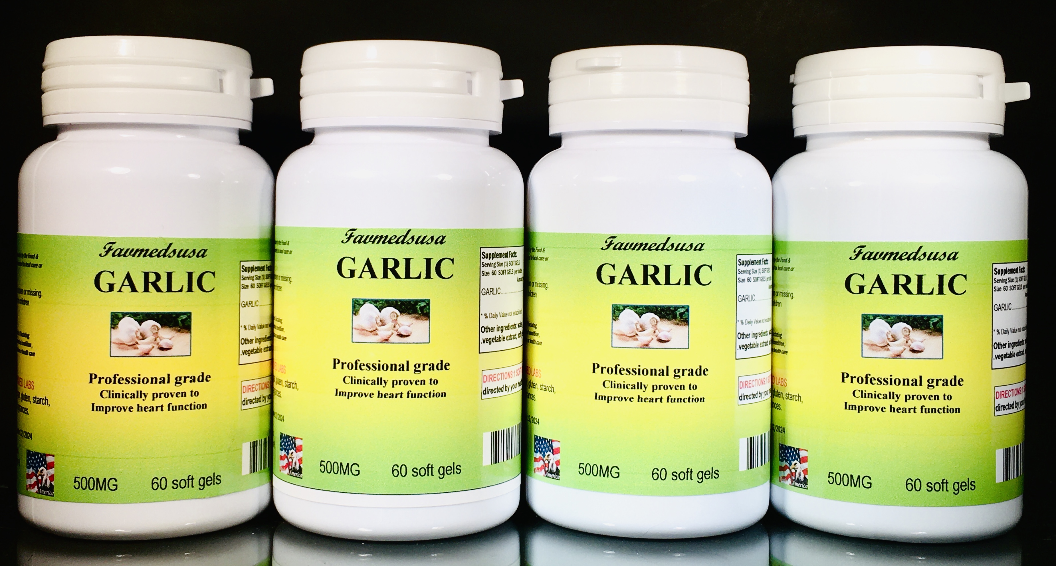 Garlic 500mg - 240 (4x60) soft gels